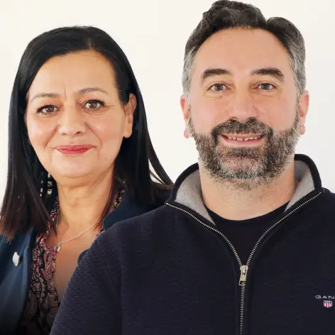 Karima Mohand et Raphaël Breton, représentants CFDT dans les comités de suivi des sites de Paris et de Seine-Saint-Denis