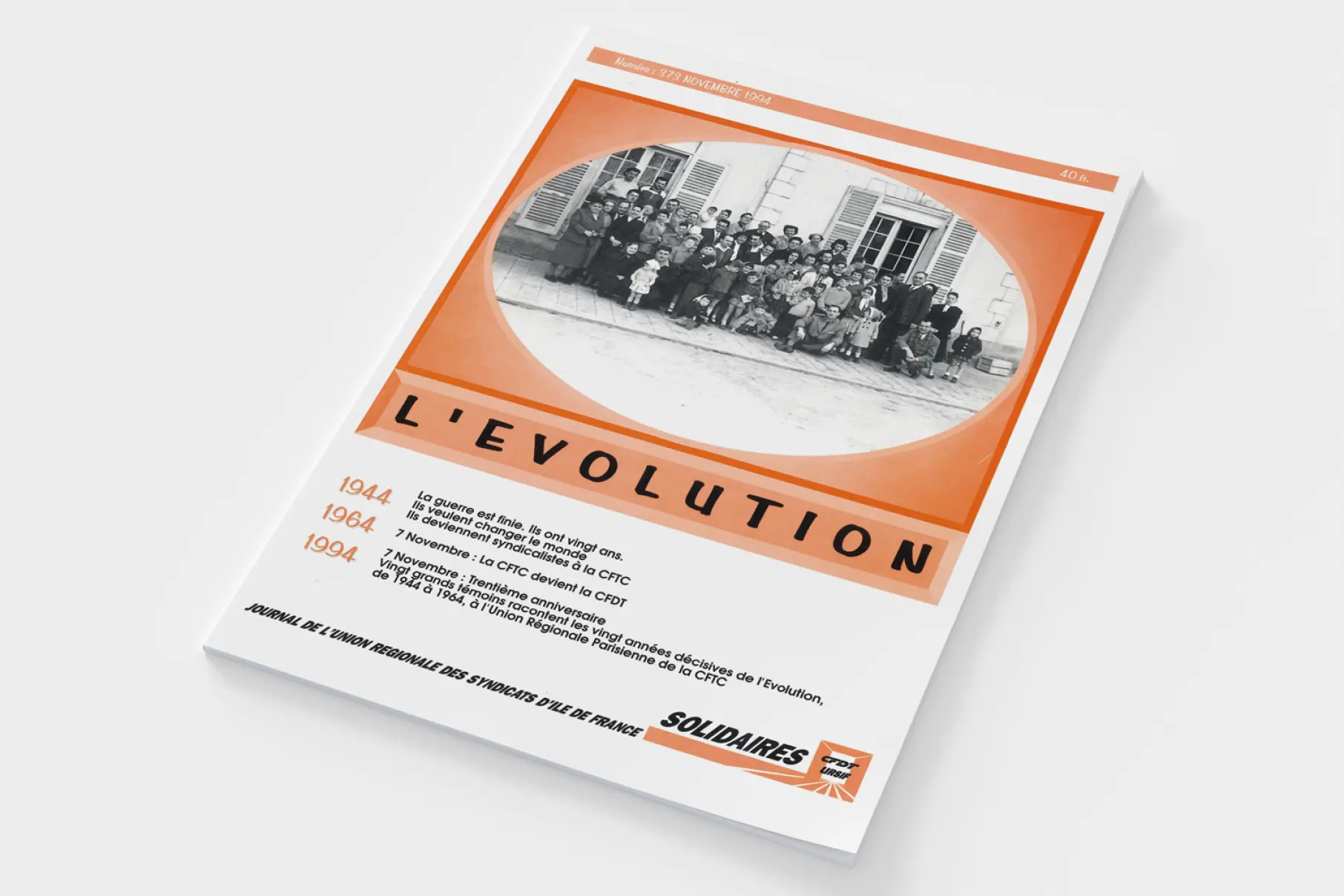 L’Évolution réédité