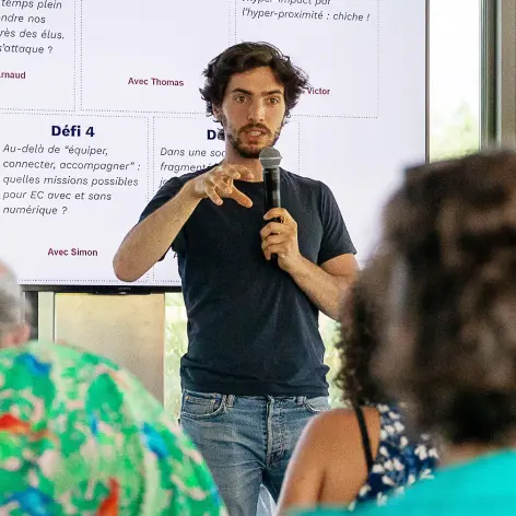 Antoine-Guimbaud, responsable territorial Seine-Saint-Denis d’Emmaüs Connect