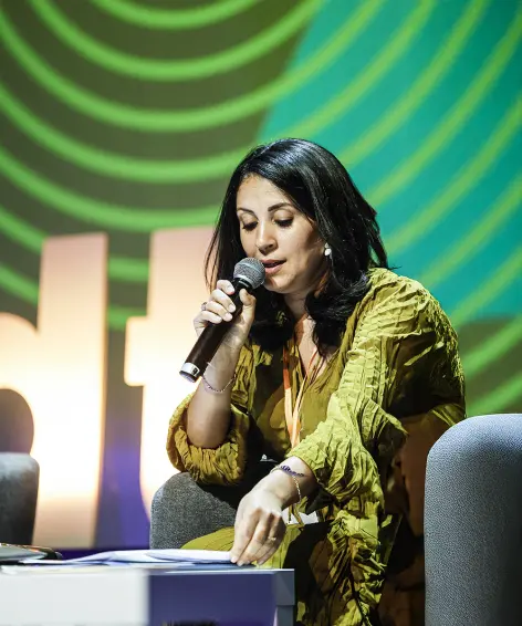 Badiaa Souidi,élue secrétaire générale de la CFDT Île-de-France