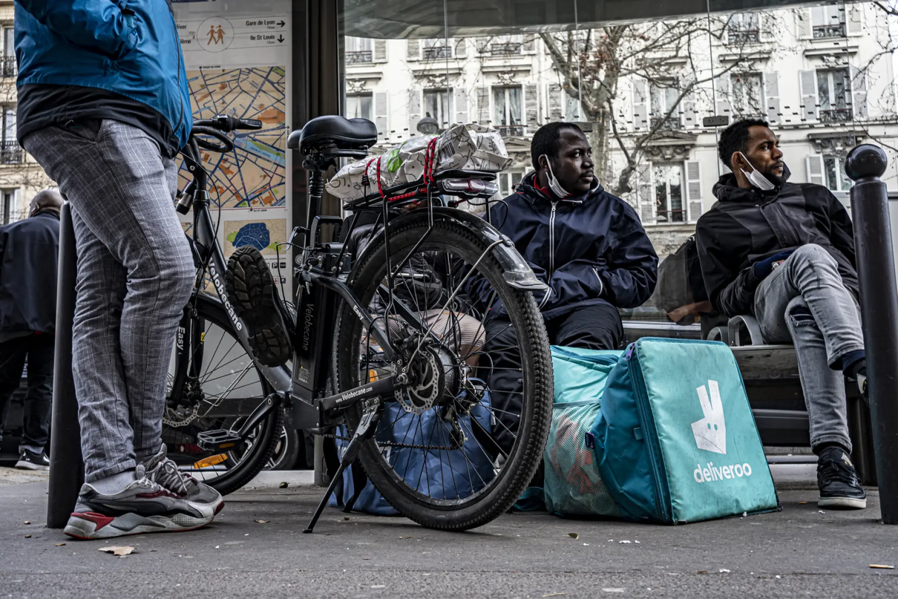VTC et livreurs à vélos