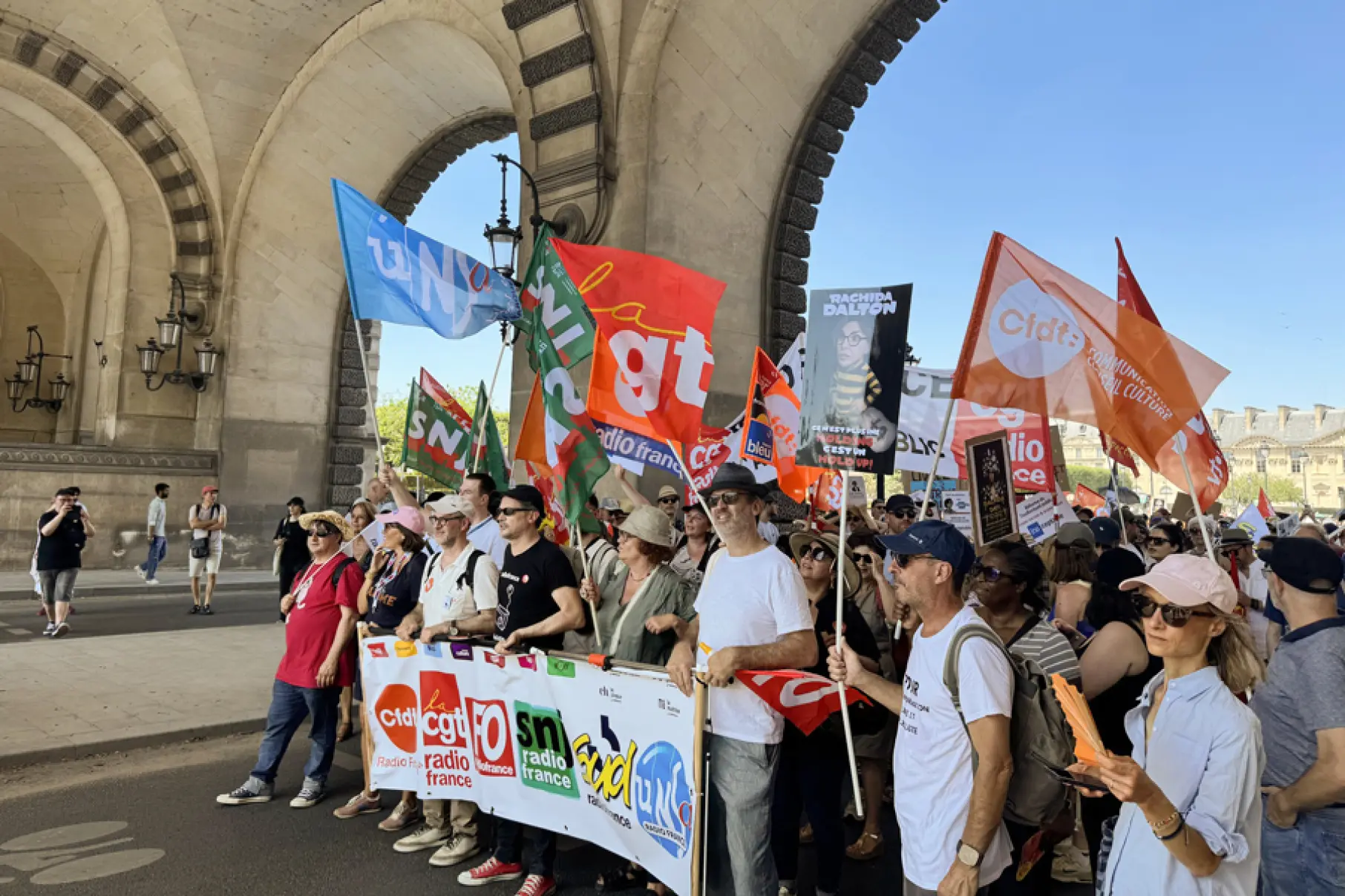 Mobilisation contre Loi Dati de l’audiovisuel public, le 30 juin