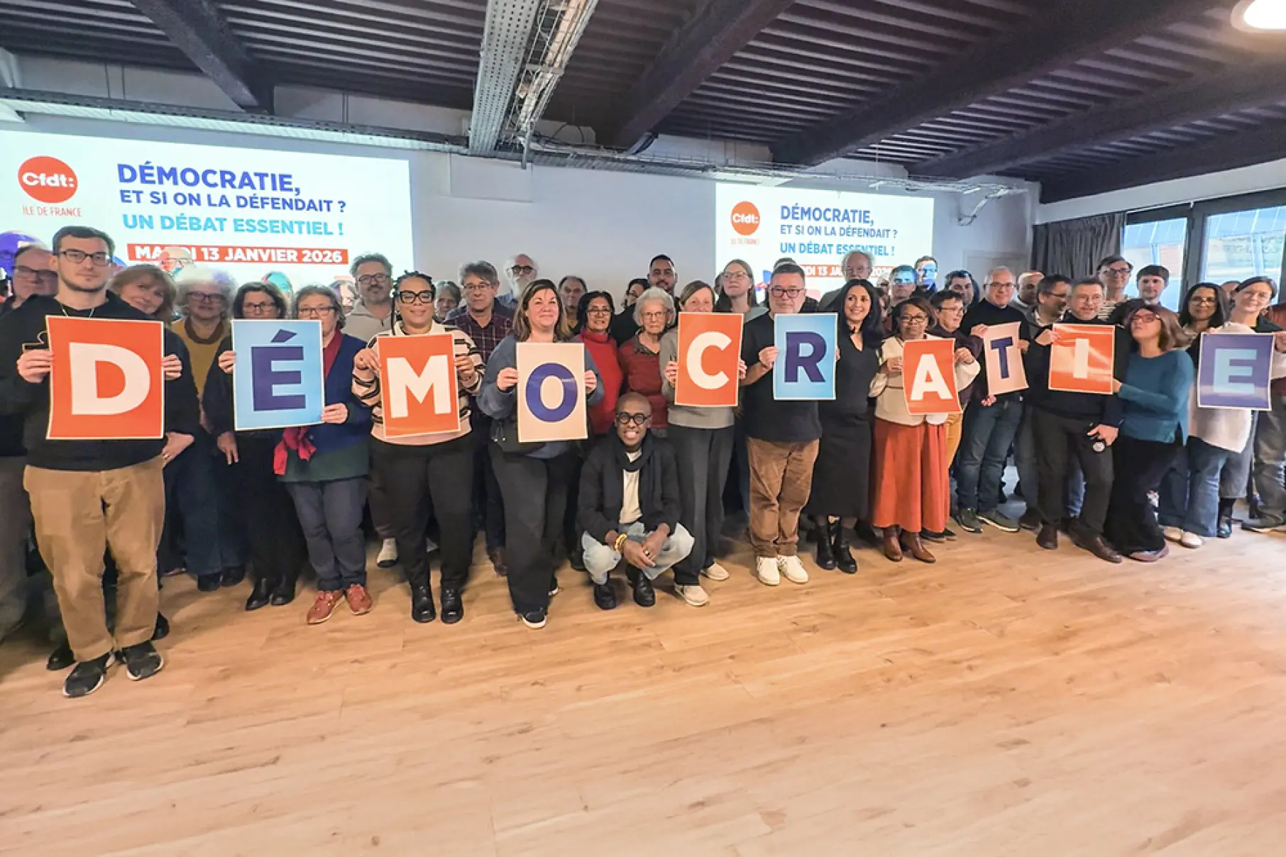 démocratie photo de groupe