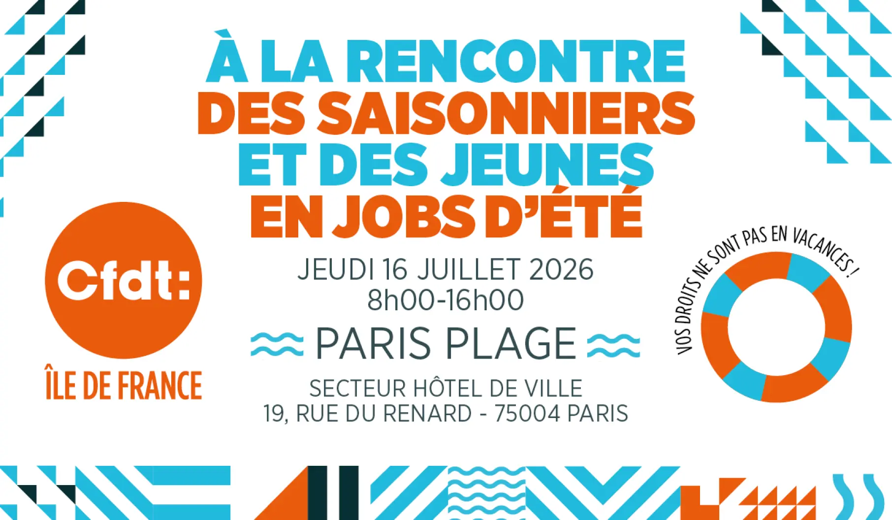 Visuel Paris-Plage : À la rencontre  des saisonniers et des jeunes en jobs d’été