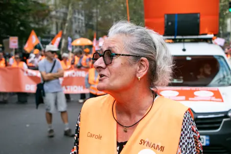 Carole, Secrétaire générale du Syndicat national des métiers de l’insertion