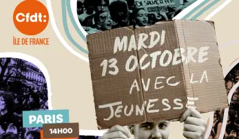 manifestation avec les étudiants 13 octobre