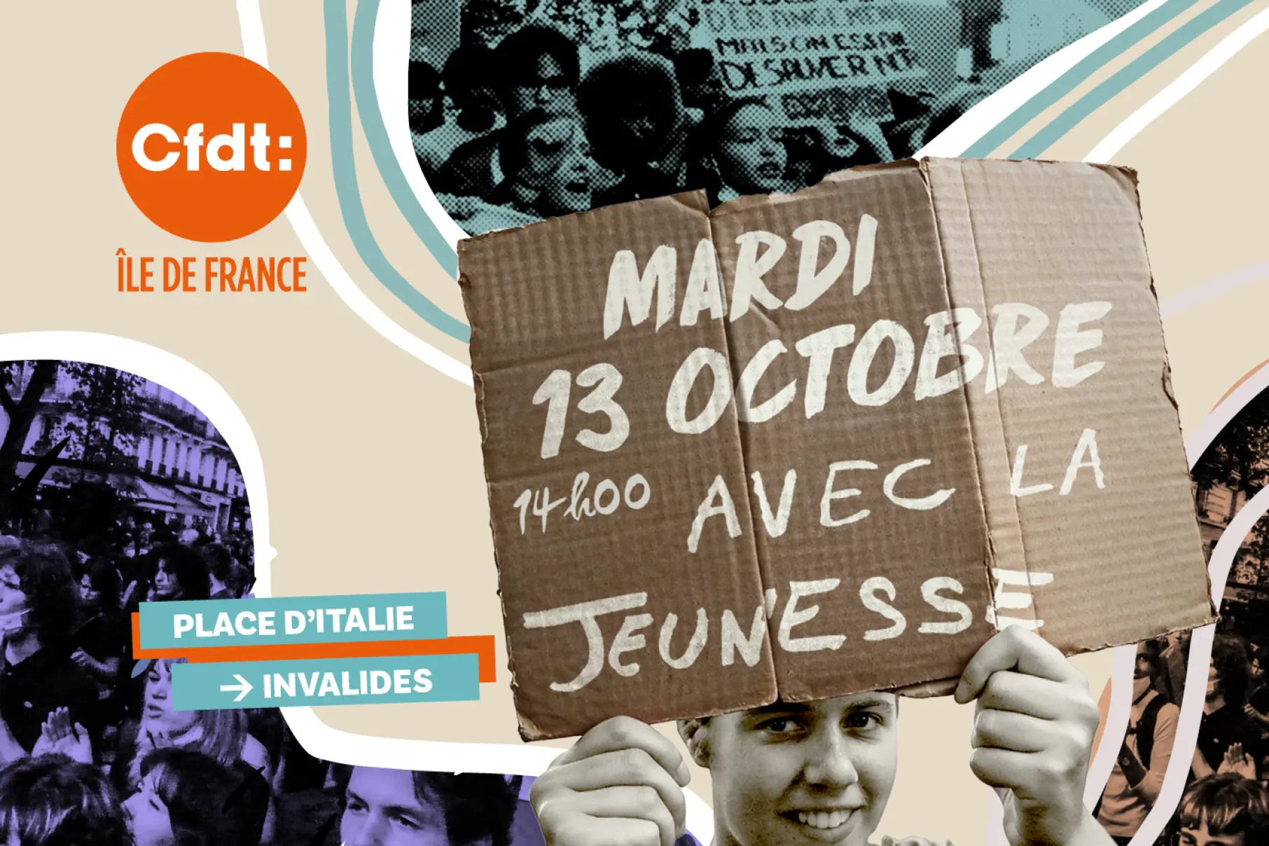 avec la jeunesse le 13 octobre -manif