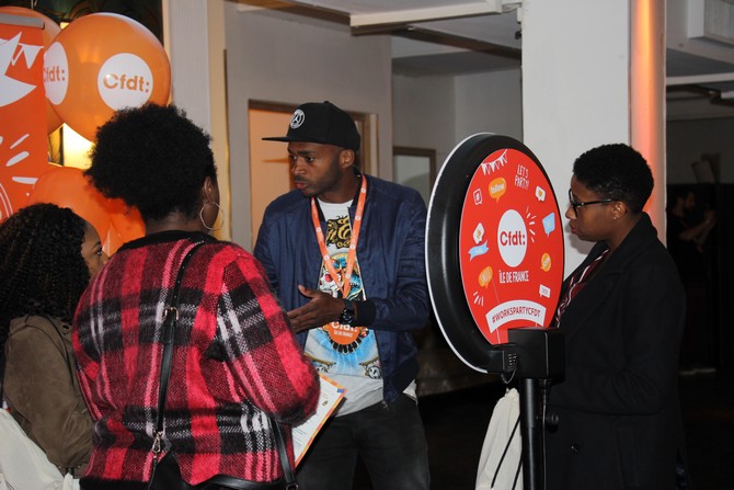 Le groupe Jeunes de l’Union régionale mobilisé pour informer et renseigner les jeunes sur leurs droits et leur faire connaître l’action de la CFDT.