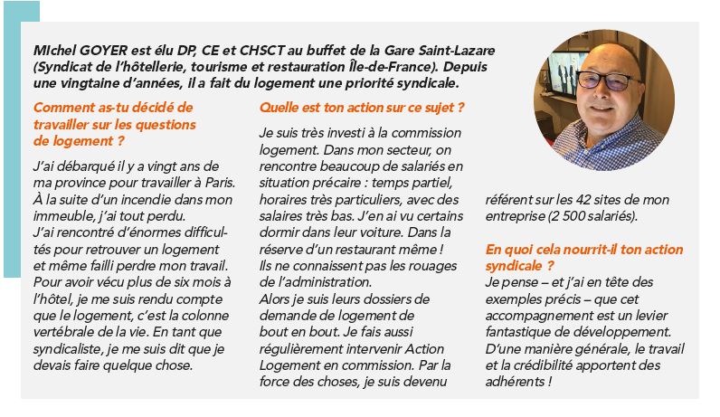 interview logement michel cfdt