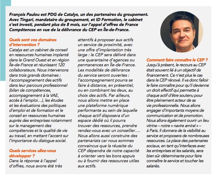 francois paulou catalys CEP