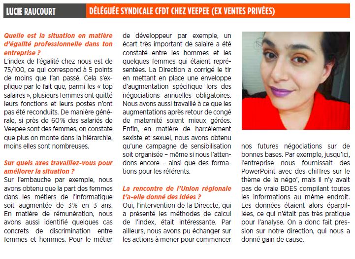 interview veepee égalité pro