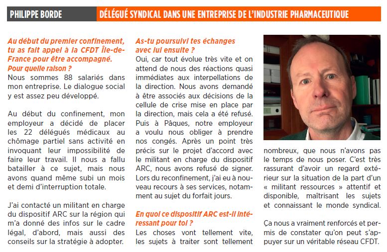 interview aarc cfdt idf 1