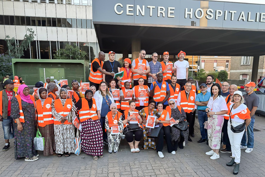 manifestation-Hôpital Bichat